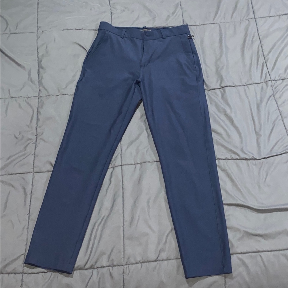 FLX Stylish navy blue dress pants size 30w